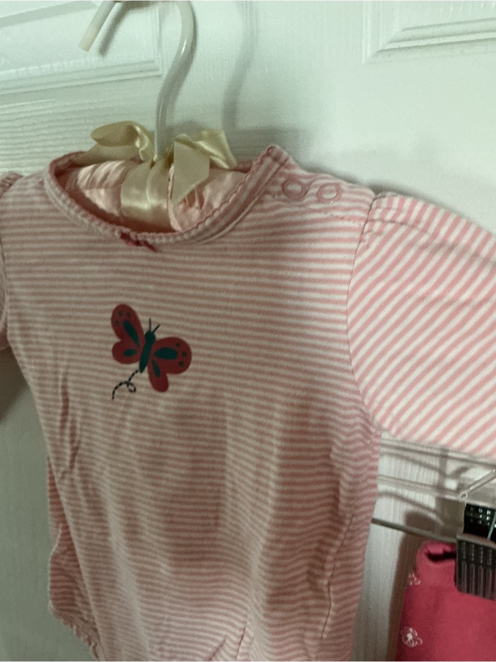 Carters Three-Piece Pink Floral Baby Set - Picture 6 of 8